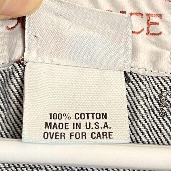 VTG Sundance Vest Denim Needlepoint Route 66 Get Your Kicks Hollywood USA Sz M - Picture 8 of 15